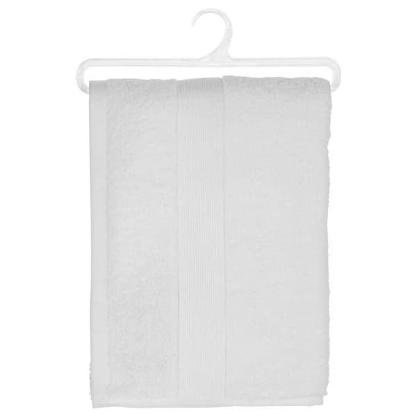 Duschhandduk "Essentiel" vit bomull 70x130cm