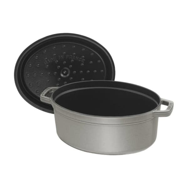 Kokskydd - STAUB - Oval - Ø 27 cm - Grafitgrå - 3,20 liter