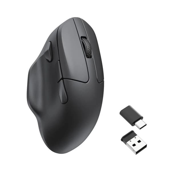 Trådlös mus - KEYCHRON - M7 - PixArt 3395 sensor - Bluetooth/2,4 GHz/USB - Vit