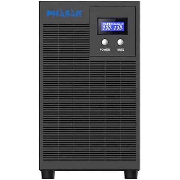 Underhållsfri strömförsörjning - PHASAK - PH 7631 - 3160 VA - LCD - USB - RJ45