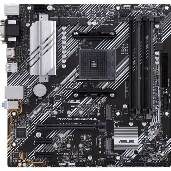 Moderkort - ASUS - PRIME B550M-A/CSM - Socket AM4 - Micro ATX - 2x M.2