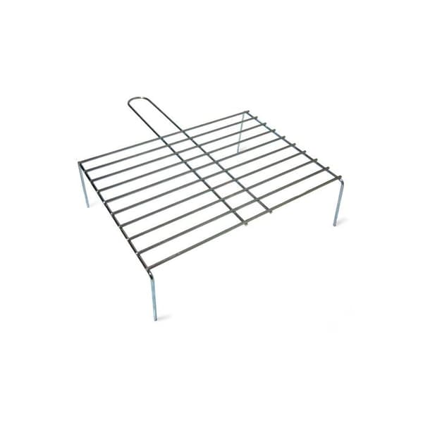 Grill med ben för grill - Zink - 45x35 cm
