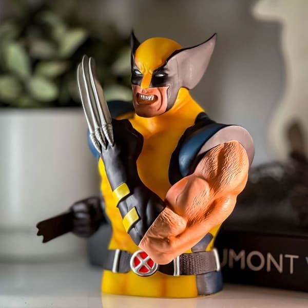Buste Tirelire - MONOGRAM - Wolverine - PVC - 20cm - Gul - Mixte