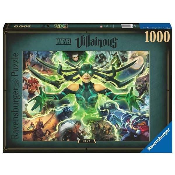 Pussel 1000 bitar: Marvel Villainous Samling: Hela
