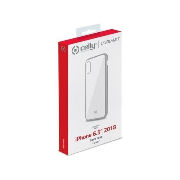 Celly-LaserMat iPhone XS Max Silver