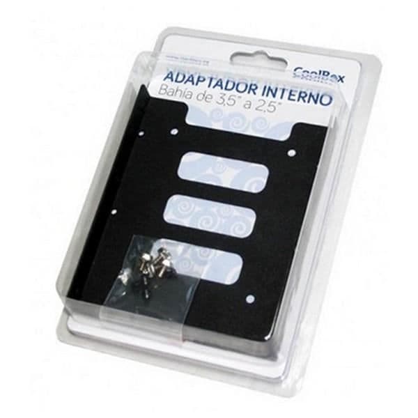 Adaptör - CoolBox - COO-AB3525M - Metall - 2,5" till 3,5" - Svart
