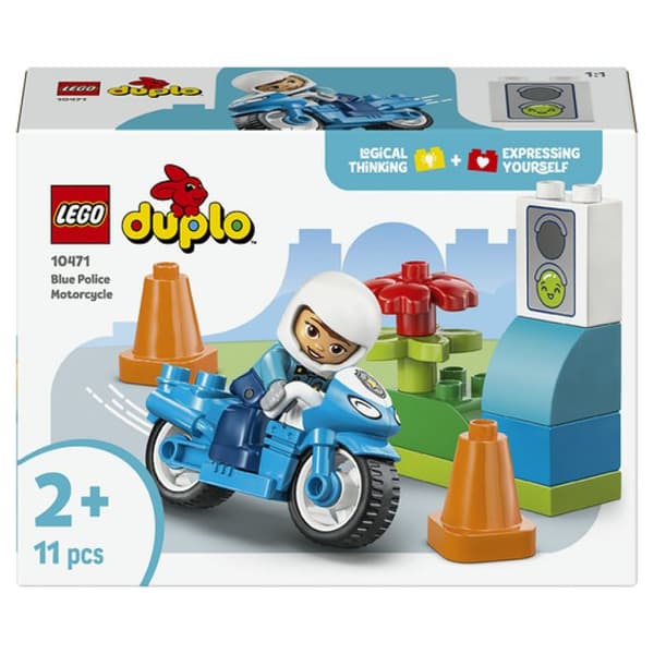 10471 Den blåa polismotorn ® DUPLO® Min stad