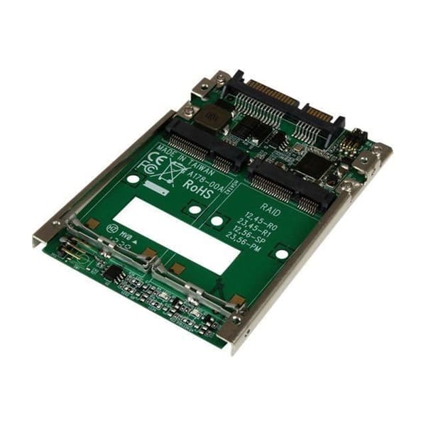 RAID-adapter för 2 mSATA till 2,5" SATA SSD-enheter - STARTECH