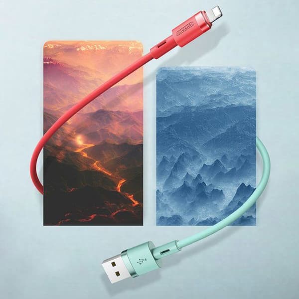 USB Lightning-kabel 2,4 A 1,2 m svart för iPhone