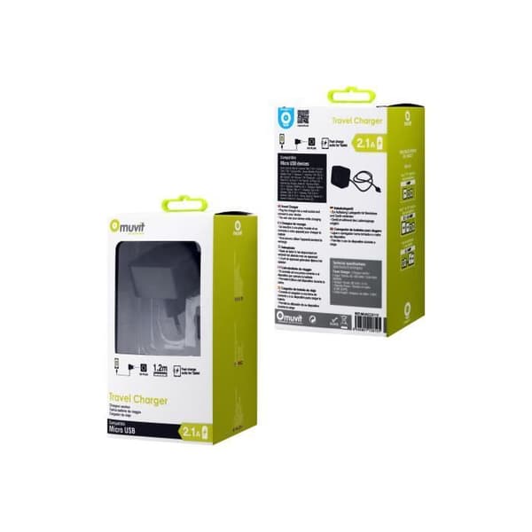 MUVIT nätadapter för Apple iPad-iPhone-iPod (Lightning) - 2.4 A