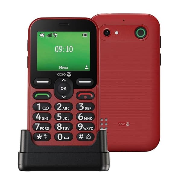 Doro Leva E10 2,4” 4G Nano SIM Röd