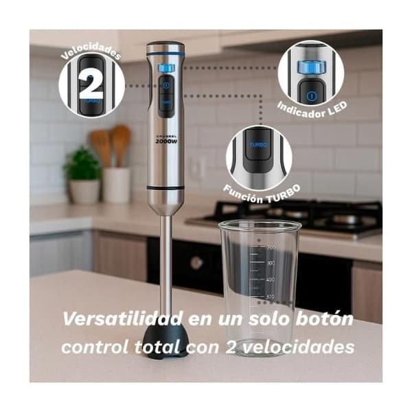 Handmixern Grunkel BM-2000EXTREME - 2000W - Kapacitet 0.8L