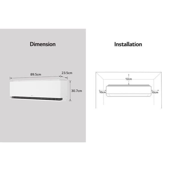 LG H12S1DA 11 942 BTU/h Vit