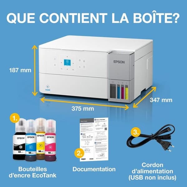 Epson EcoTank ET-2956 multifunktion skrivare