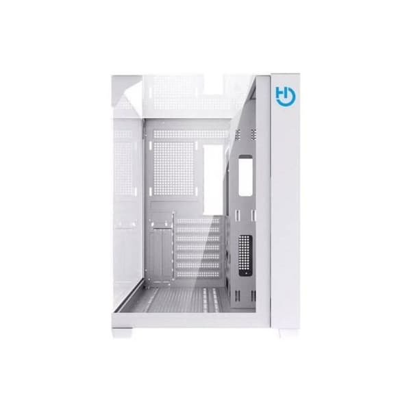 Hiditec SKY Semitorre ATX Triple Glas Templado RGB Silver 7 Fläktar Panel USB-C