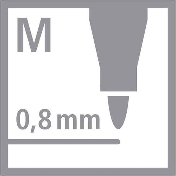 Skrivpennor - STABILO - dr!ver - Medium - 4-pack - Vattenbaserat bläck