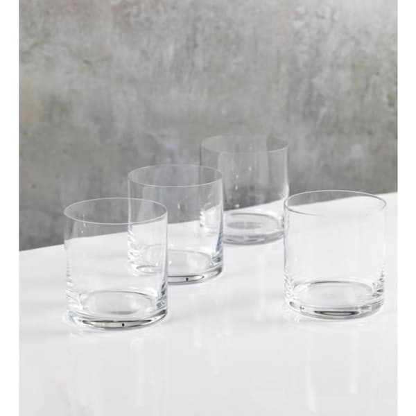 Set med 4 Mikasa Julie Double Old Fashioned dricksglas.