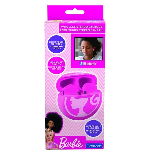 Trådlösa Bluetooth-hörlurar Barbie