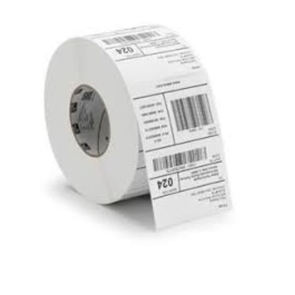 Termisk etikett - ZEBRA TEXTIL - V363902 - 57mm x 32mm - Permanent lim - Termotransfer