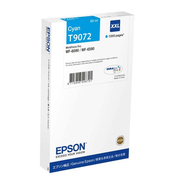 Bläckpatron - EPSON - WorkForce Pro - Cyan - 69 ml - 7000 sidor