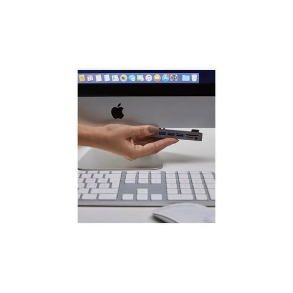 Dock USB-C - LMP - Attach Dock Pro - 10 portar - Diskret fäste - Grå sidereal