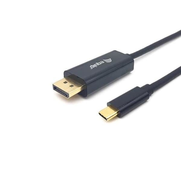 UTRUSTNING 133428 VIDEOKABEL OCH ADAPTER 3 M USB TYPE-C DISPLAYPORT GRÅ
