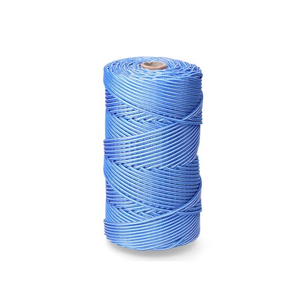Flätad rep i Pp blå/vit 5 mm x 200 m