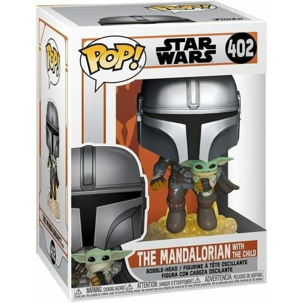 Funko Pop! Star Wars: The Mandalorian - Mando Flying w / Jet Pack