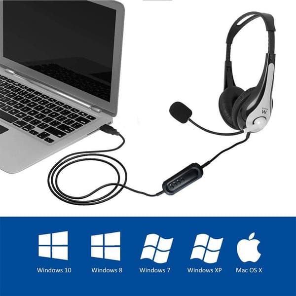 Ewent EW3565 USB 2.1m Svart