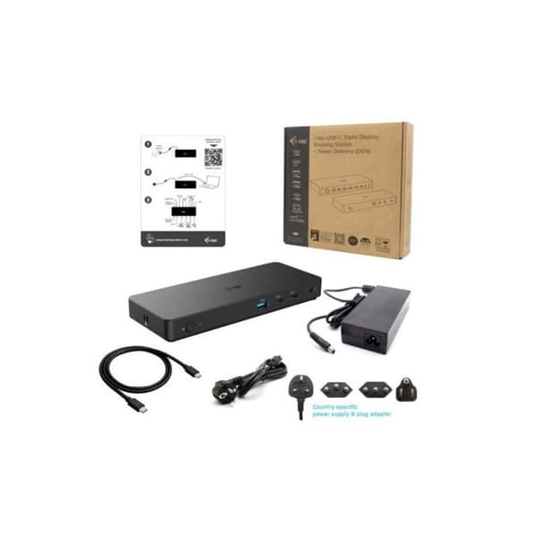I-TEC USB-C Trippel 4K Skärm