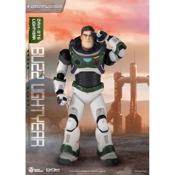 Figur - Buzz Lightyear Alpha-dräkt - 21 cm - Ljus effekt - Utbytbart tillbehör