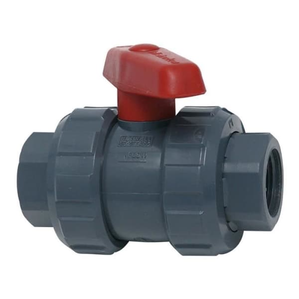 PVC kulventil 1/2" aqua co