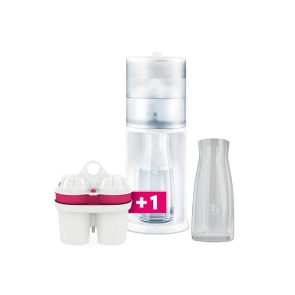 BWT AQUAlizer vattenstation (1 magnesiumpatron + 1 glas karaff)