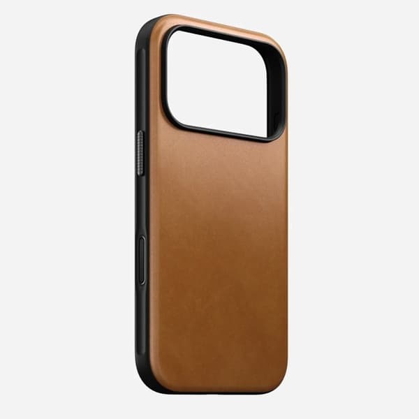 Coque - NOMAD - iPhone 17 Pro - Full grain läder - Robust skydd - MagSafe-kompatibilitet