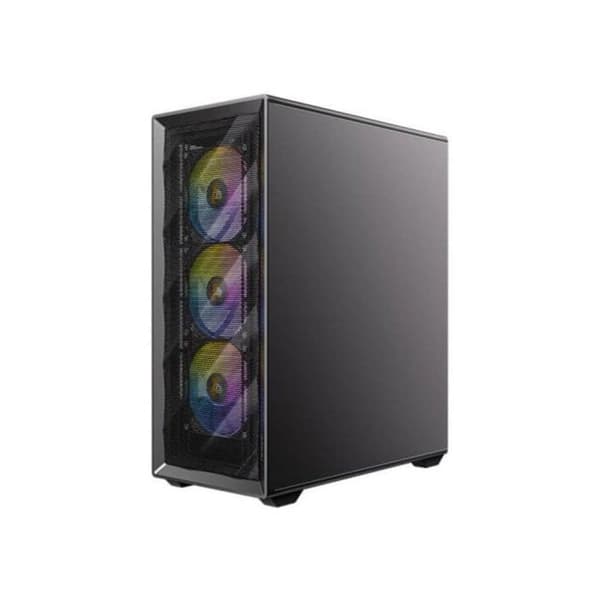 Antec AX85 Mid Tower Chassi Svart ATX ARGB Härdat Glas Optimal Luftflöde