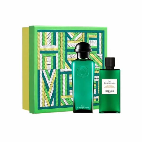 Hermès Eau D'Orange Verte Eau De Cologne Spray 100ml Set 2 Delar