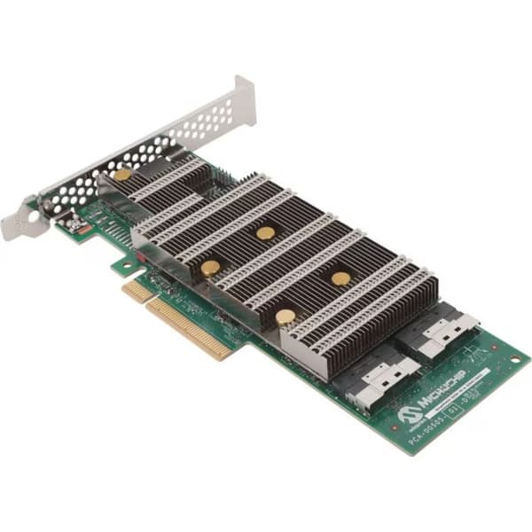 Microchip SmartRAID 3254-16i/e Controller RAID PCIe x8 4.0 Tri-Mode SAS SATA NVMe