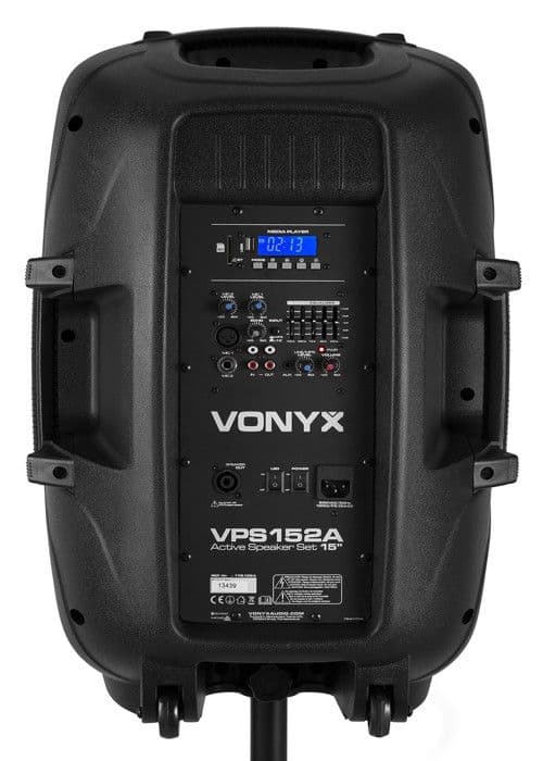 Högtalarsystem - SKYTRONIC - VPS152A - 1000W - Plug & Play - Bluetooth och 5-bands equalizer
