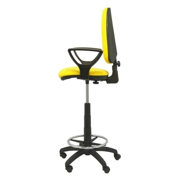 Pall - Spegel - Ergonomisk - Gul - Fasta armstöd