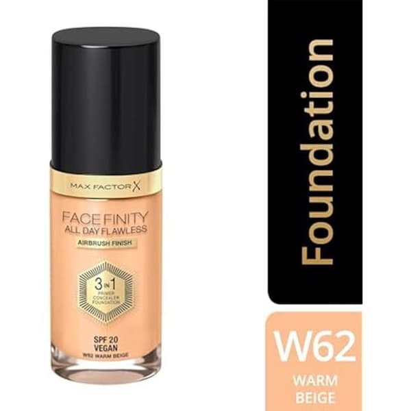 Flytande foundations 3 i 1 - MAX FACTOR - Facefinity - Varm beige - SPF 20 - 30 ml