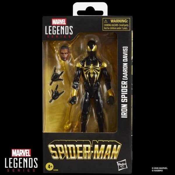 Hasbro - Spider-Man Marvel Legends - Figur Iron Spider (Aaron Davis) 15 cm