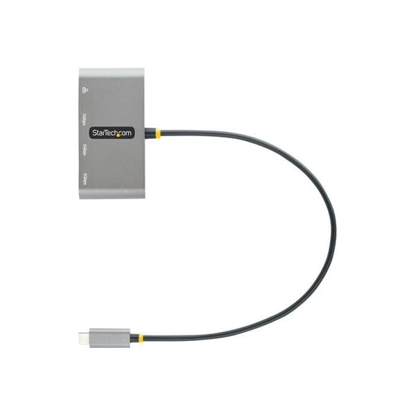 USB-C-hub - Startech - HB30C3A1GEA2 - 4 portar - 10 Gbit/s - Kompatibel med Linux