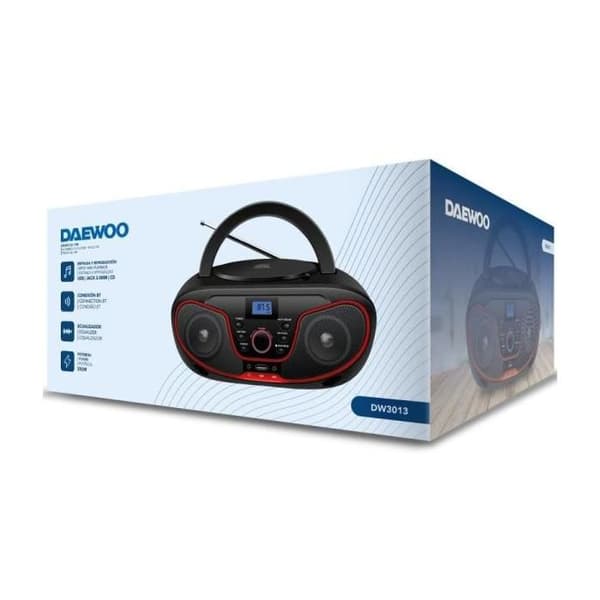 Radio CD Daewoo DW3013- 4W- Röd