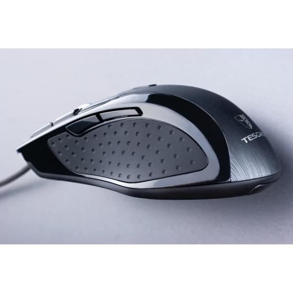 Tesoro Shrike H2L Gaming Mouse - 5600 dpi lasersensor - Silvergrå