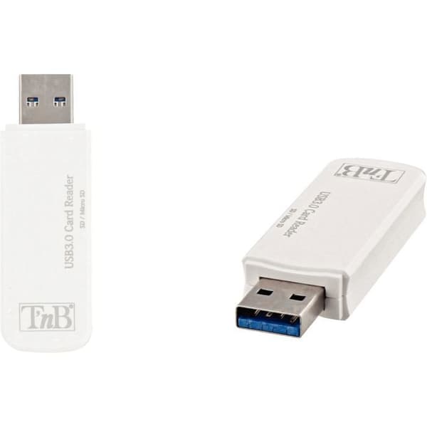 T'nB USB 3.0 SD/Micro SD-kortläsare - Ultrasnabb och kompakt
