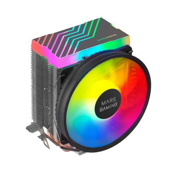 Ventilationskydd för processor - Mars Gaming - MCPU33 RGB - Svart - 11 cm - Kompatibel med Socket AM4