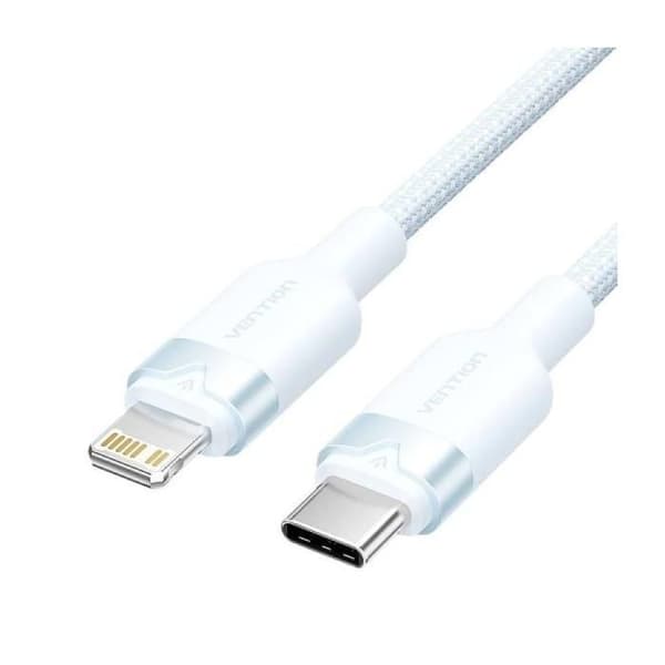 USB Type-C till Lightning-kabel - VENTION - LALSH - 27W - 480Mbps - 2 m - Blå