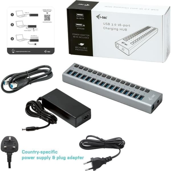 i-tec - Powered USB HUB