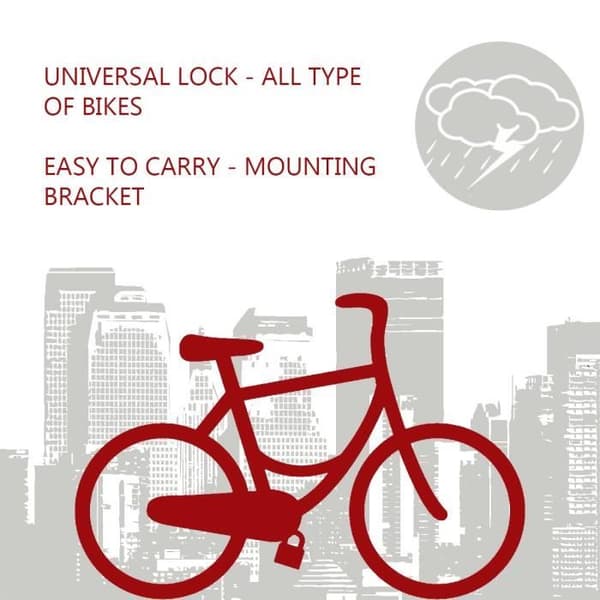 Master Lock U-format hänglås med 11 cm stålbygel 8195EURDPRO