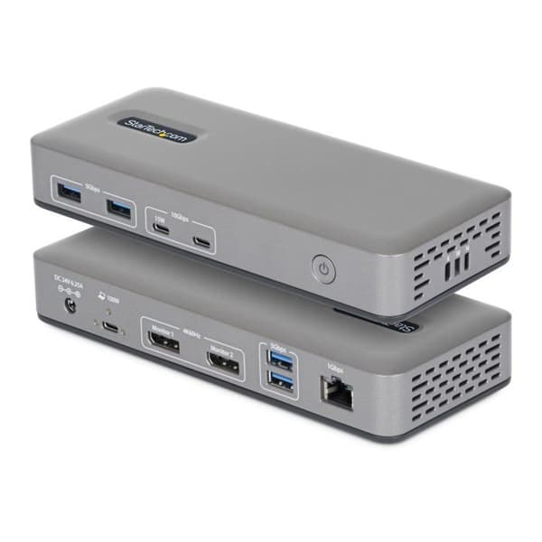 Dockningsstation - portreplikator - Startech-stöd - 201UE-USBC-DOCK